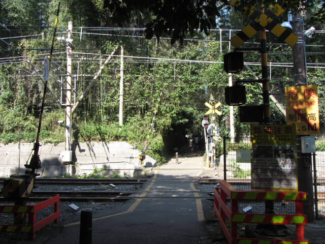 京都嵐山．嵯峨野線火車道