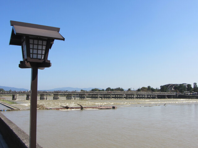 京都嵐山．保津川 渡月橋