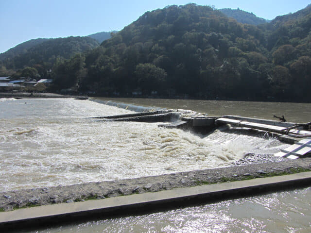 京都嵐山．保津川