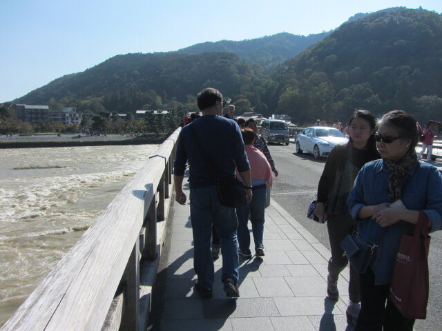 京都嵐山．渡月橋