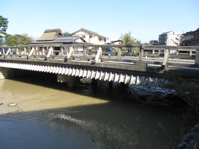 京都嵐山．渡月小橋 (中之島橋)