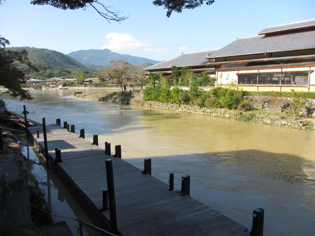 京都嵐山．桂川 (保津川)