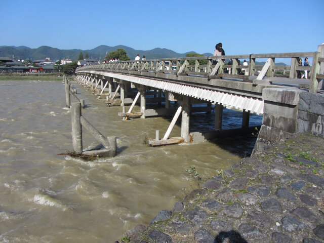 京都嵐山．渡月橋