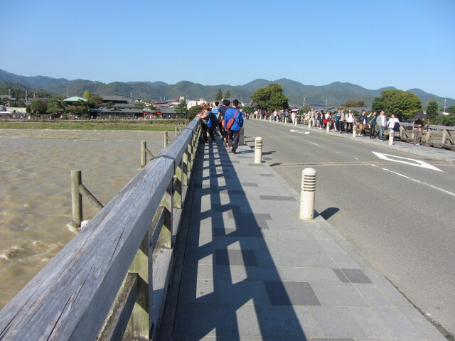 京都嵐山．渡月橋