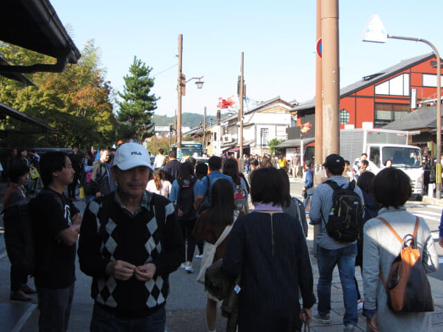 京都嵐山、竹林之道東面入口