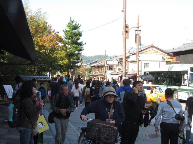 京都嵐山、竹林之道東面入口