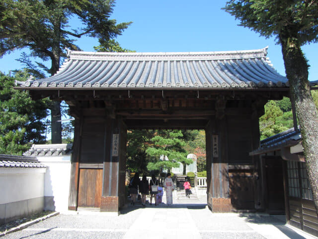 京都清水寺 北総門庭園