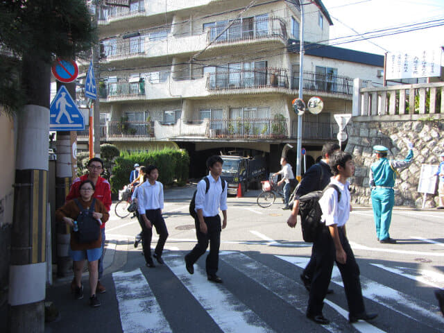 京都東山區 茶わん坂、五條坂 交匯路口