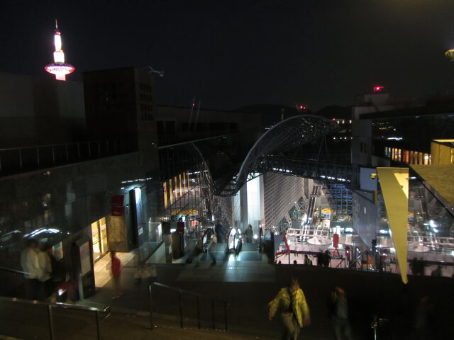 京都駅 夜色