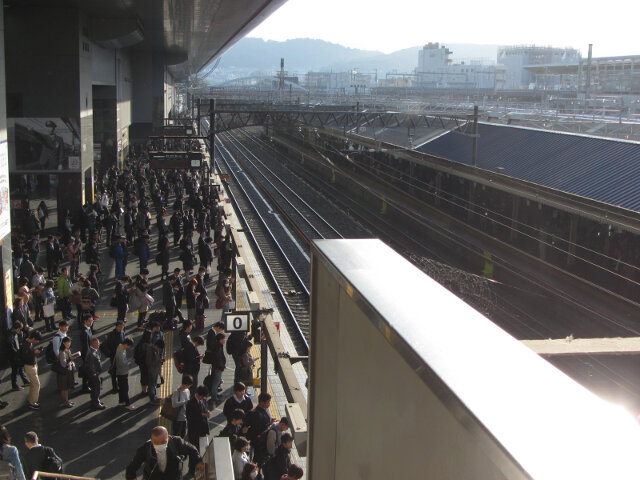 京都火車站月台