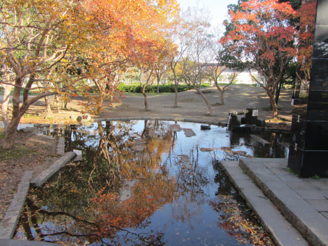 京都 梅小路公園 紅楓葉