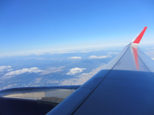 日本上空